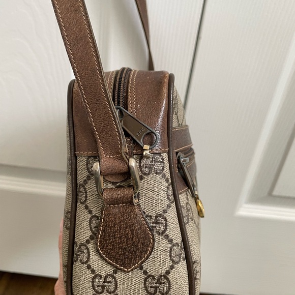 Gucci Beige and Brown GG Crossbody Bag - Picture 8 of 15